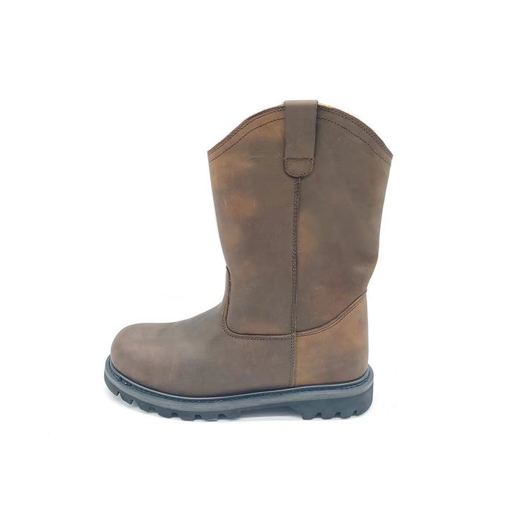 Steel Toe Anti Oil Chemical Damage Hightop Shoes Work Safety Boots Men
