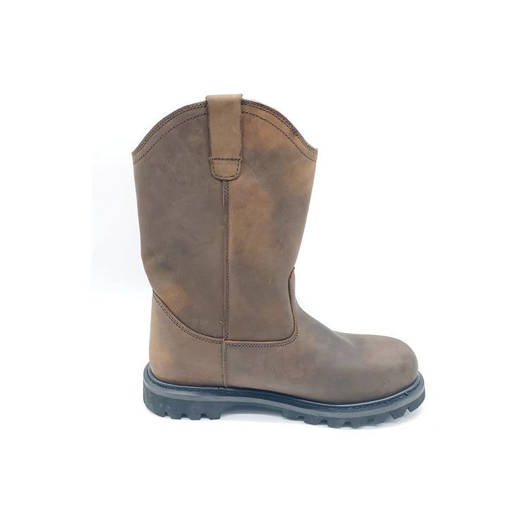 Steel Toe Anti Oil Chemical Damage Hightop Shoes Work Safety Boots Men