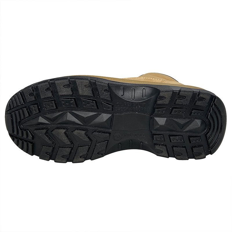 Super durable yellow first layer leather SBP Steel Head steel bottom industrial protective boots