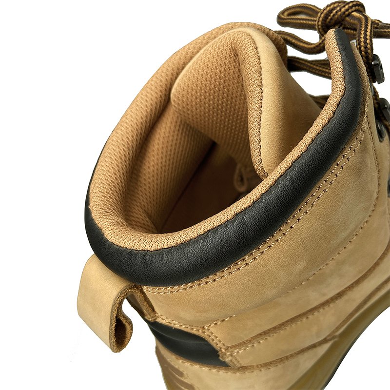 Super durable yellow first layer leather SBP Steel Head steel bottom industrial protective boots
