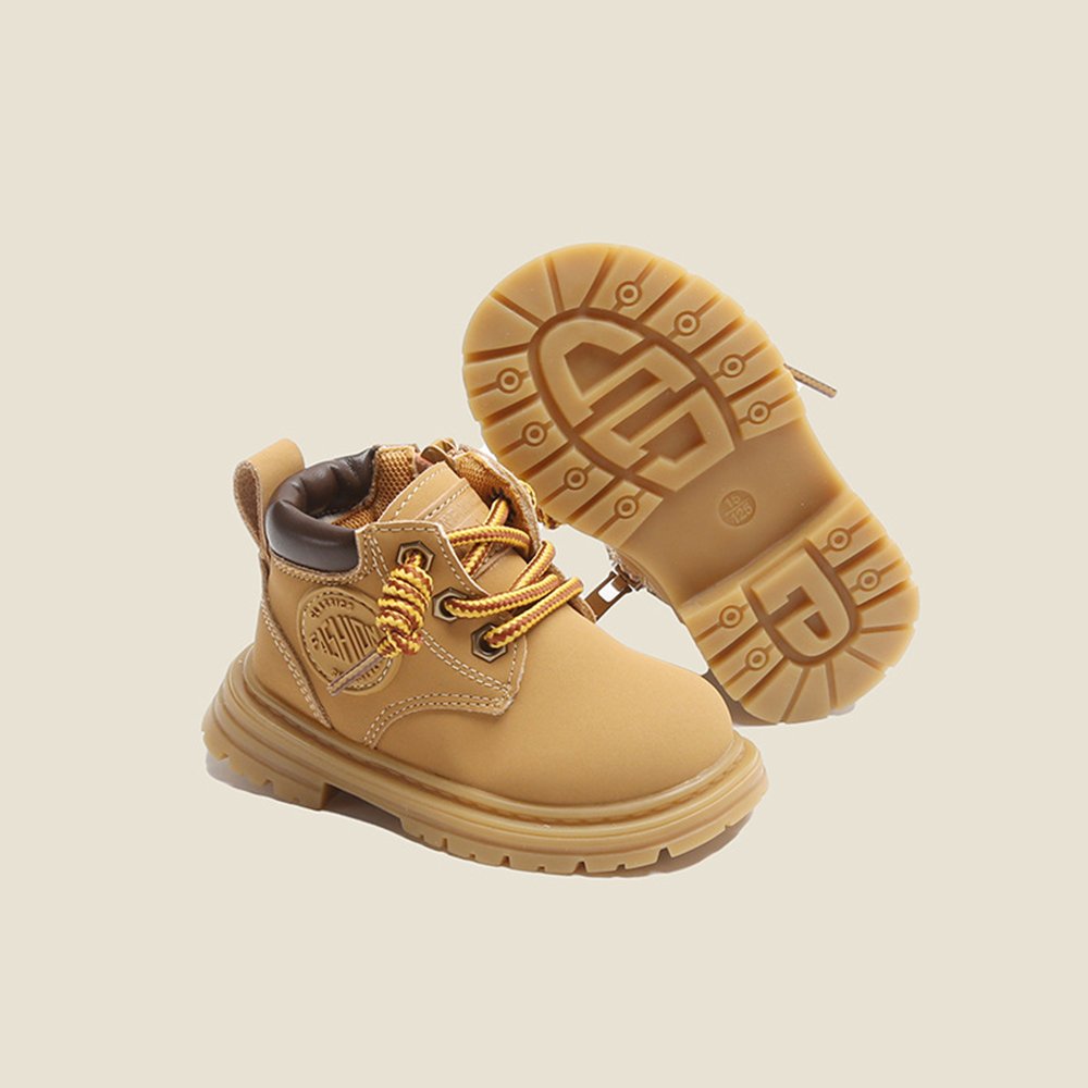 2022 latest design kids girl boy autumn and winter shoes light weight Microfiber high quality baby boots