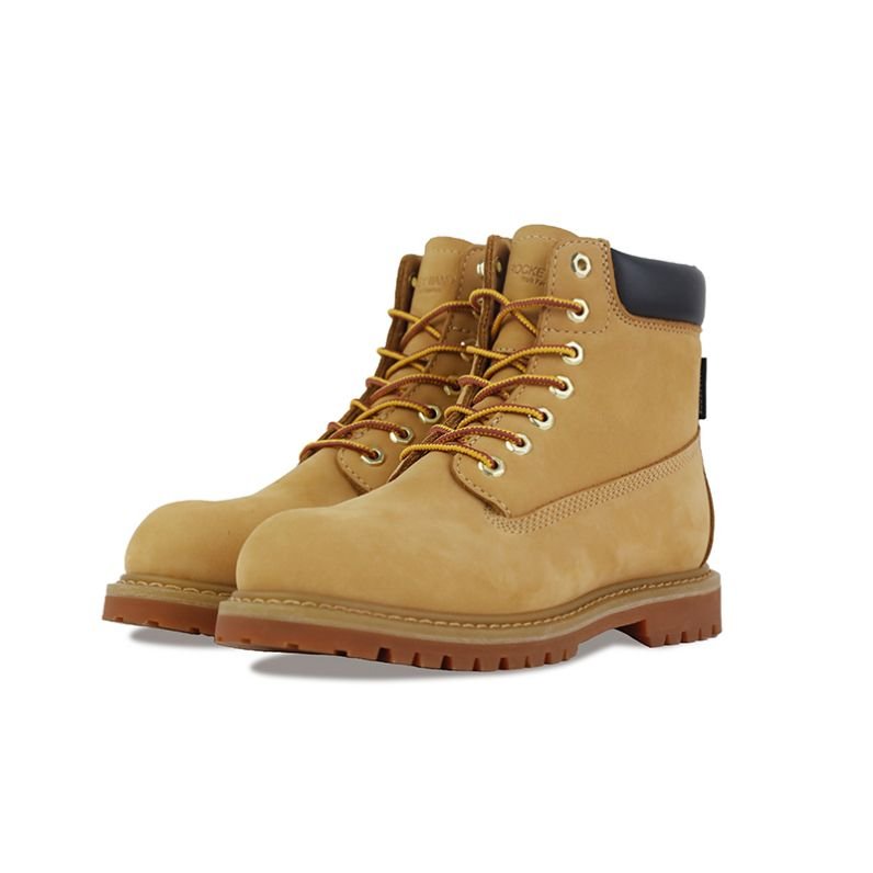 Goodyear Men's Genuine Leather Work Boots Waterproof Winter Shoes Lace-Up Closure Breathable Height Increasing Western Style