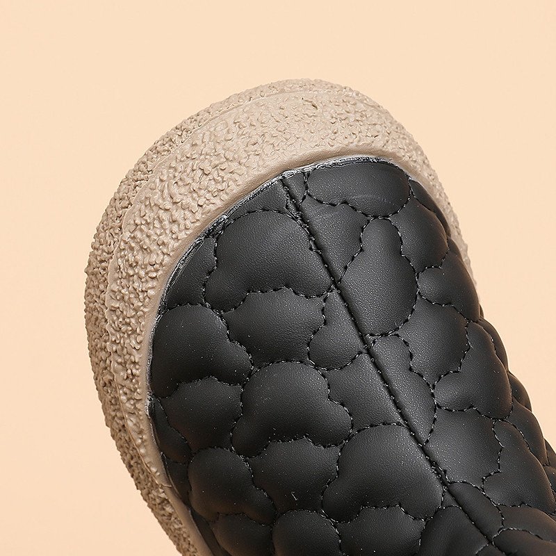 Hot Sell Children Thicken The Fleece Boots Girls Soft-Soled Boots Kids Children Black Boots For Girls