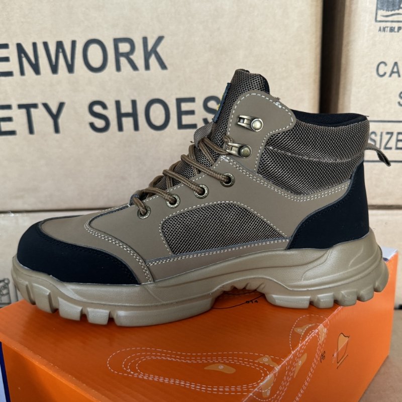 LIGHT BEARER 835 6" Light Weight Steel Toe Worker Safety Shoes Warehouse Industrial Protective Work Boots Zapatos De Seguridad