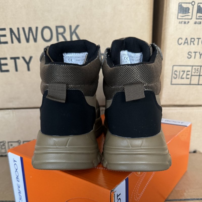 LIGHT BEARER 835 6" Light Weight Steel Toe Worker Safety Shoes Warehouse Industrial Protective Work Boots Zapatos De Seguridad