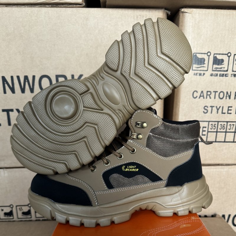 LIGHT BEARER 835 6" Light Weight Steel Toe Worker Safety Shoes Warehouse Industrial Protective Work Boots Zapatos De Seguridad
