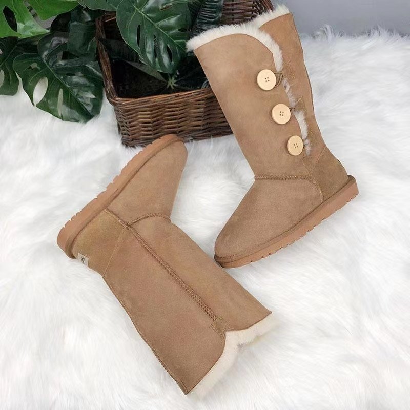 winter snow boots for women 2022 TPR sole faux fur lining casual snow boots