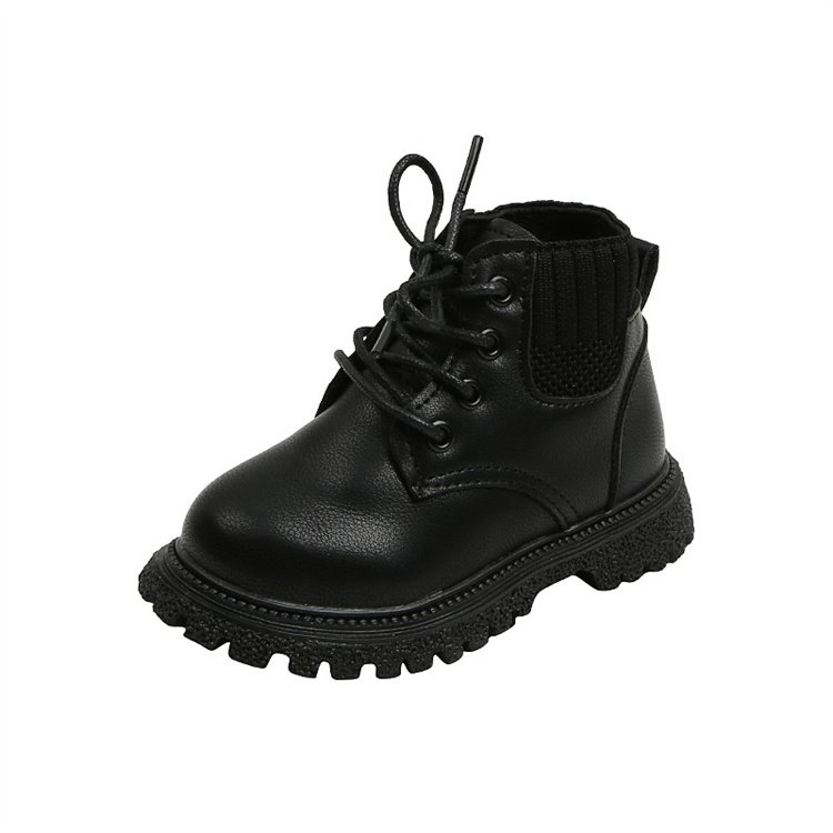 boy's girl's fashion kids solid color ankle boots designer boots for kids