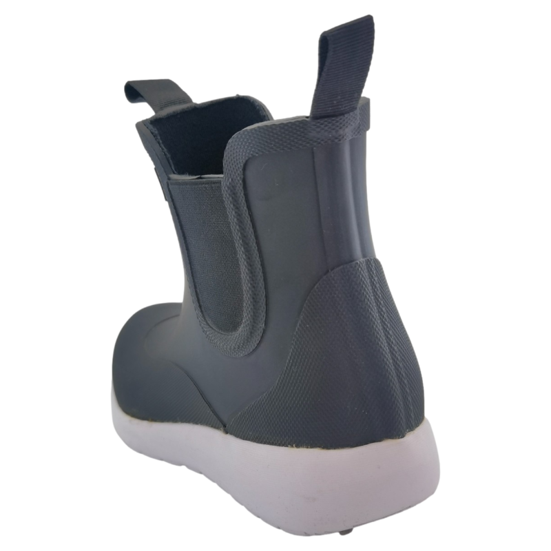 New Style Waterproof Lady Gumboots Black Rubber Sport Shoes Light-weight Ankle Women Chelsea Rain Boots