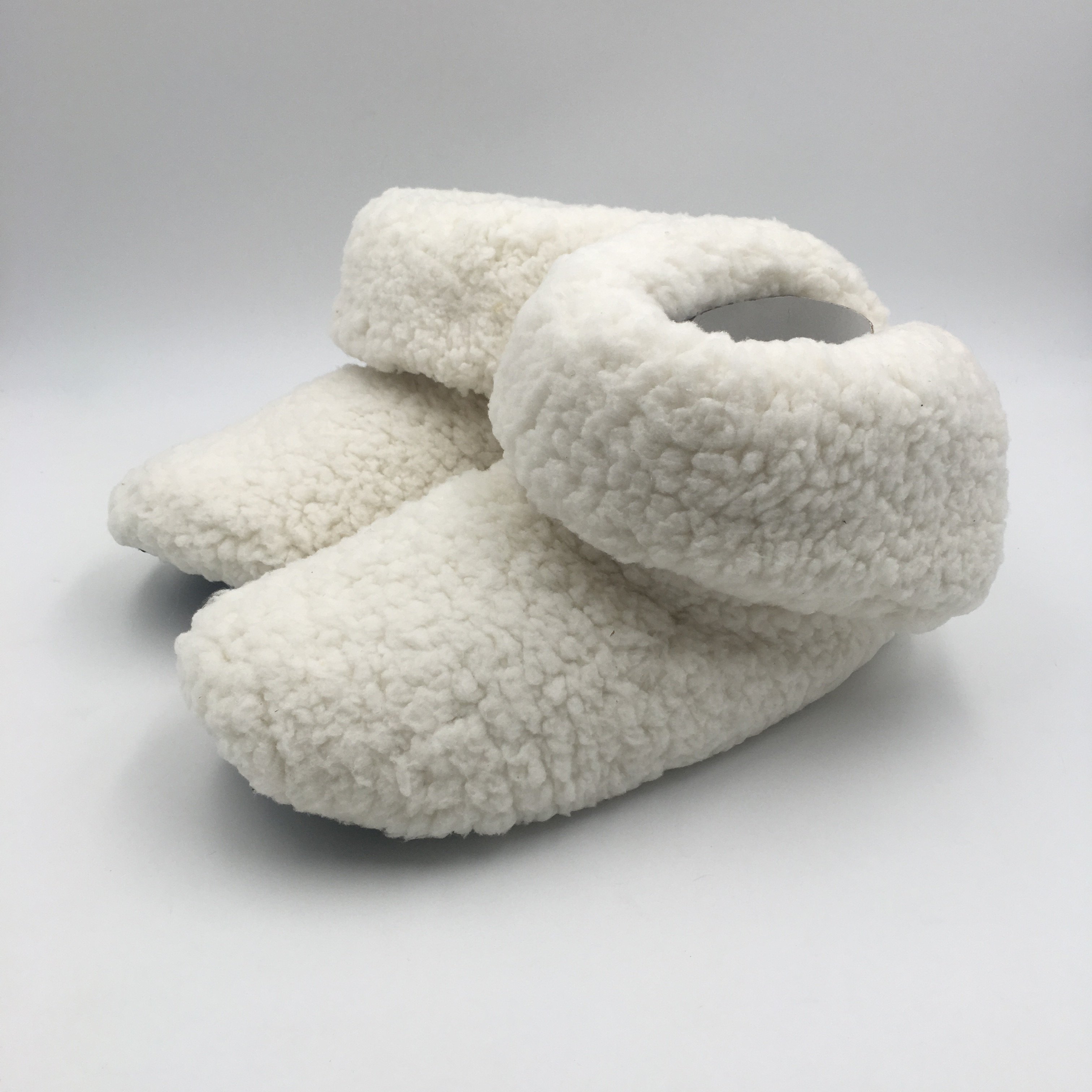 Women's fur lined cozy winter pajama bedroom ankle boots slippers