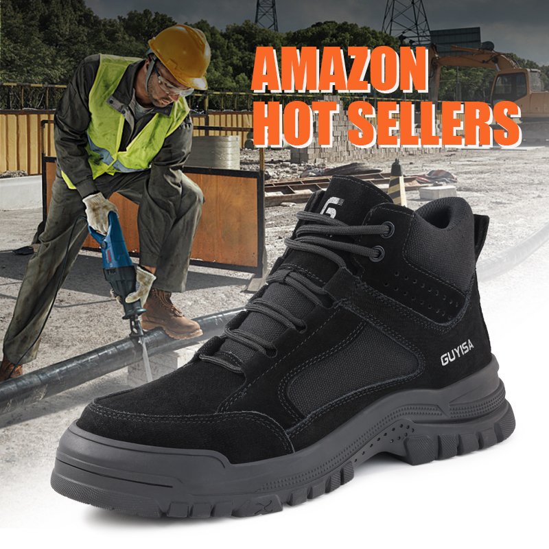 GUYISA insulated 10KV anti-smash anti-puncture safety boots durable rubber outsole safety boots