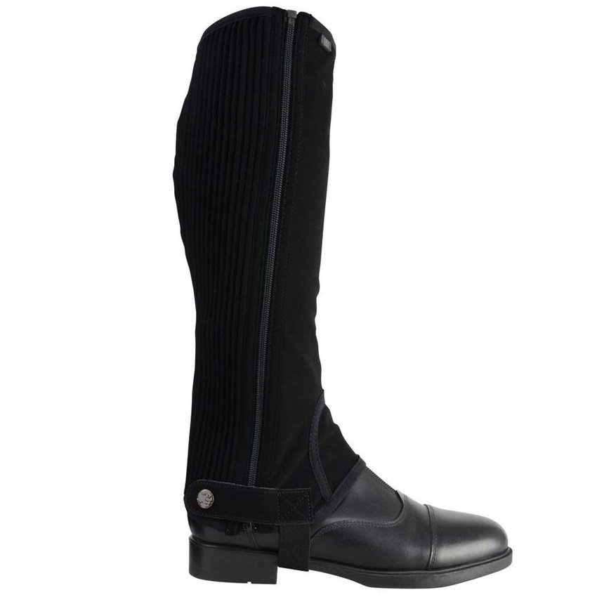 Custom Designed Horse Half Chaps Knee-High Genuine Leather PU Boots Stylish round Western Cowboy Mini Chaps for Winter