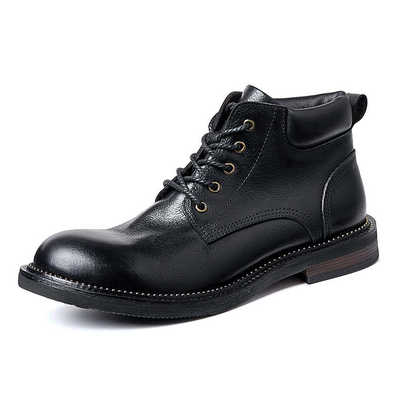 Newest Fashion Genuine Leather Men Boots Martin Boots For Men