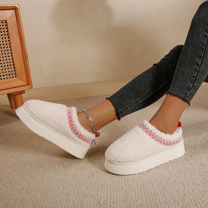 Fashion Women's Shoes Winter Boot Sofe Eva Shoes For Women Home Flutty Fur Slippers Wholesale