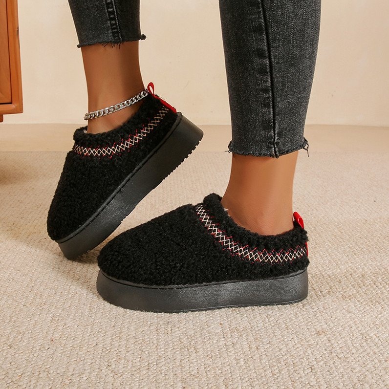 Fashion Women's Shoes Winter Boot Sofe Eva Shoes For Women Home Flutty Fur Slippers Wholesale