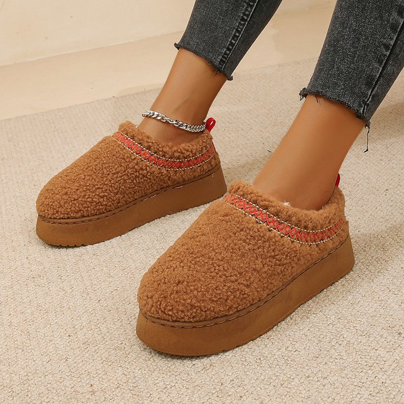 Fashion Women's Shoes Winter Boot Sofe Eva Shoes For Women Home Flutty Fur Slippers Wholesale