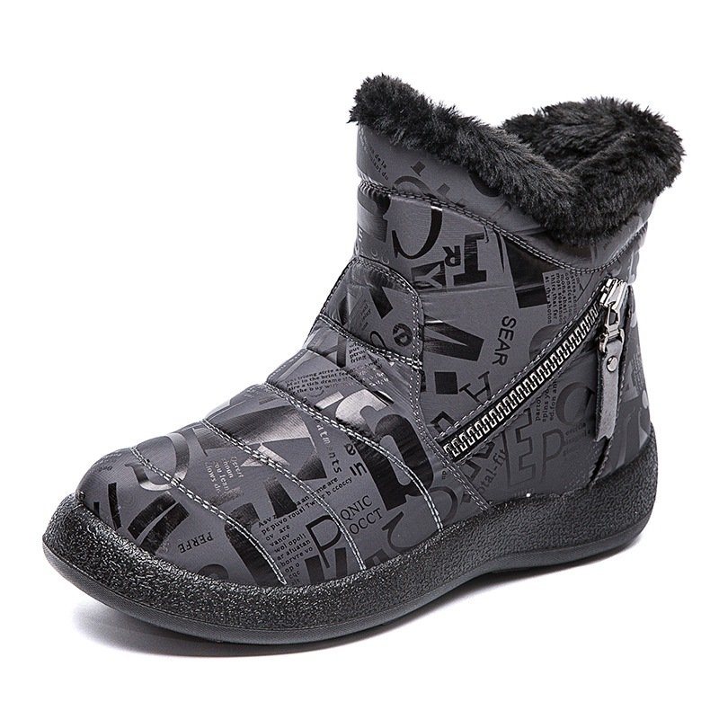 cute cheap unique Warm winter fluffy fur women classy winter boots