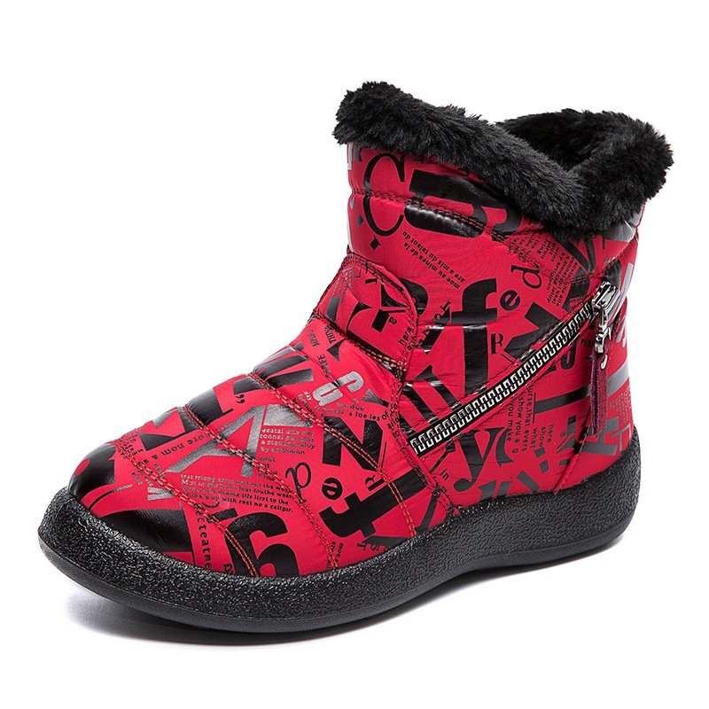cute cheap unique Warm winter fluffy fur women classy winter boots
