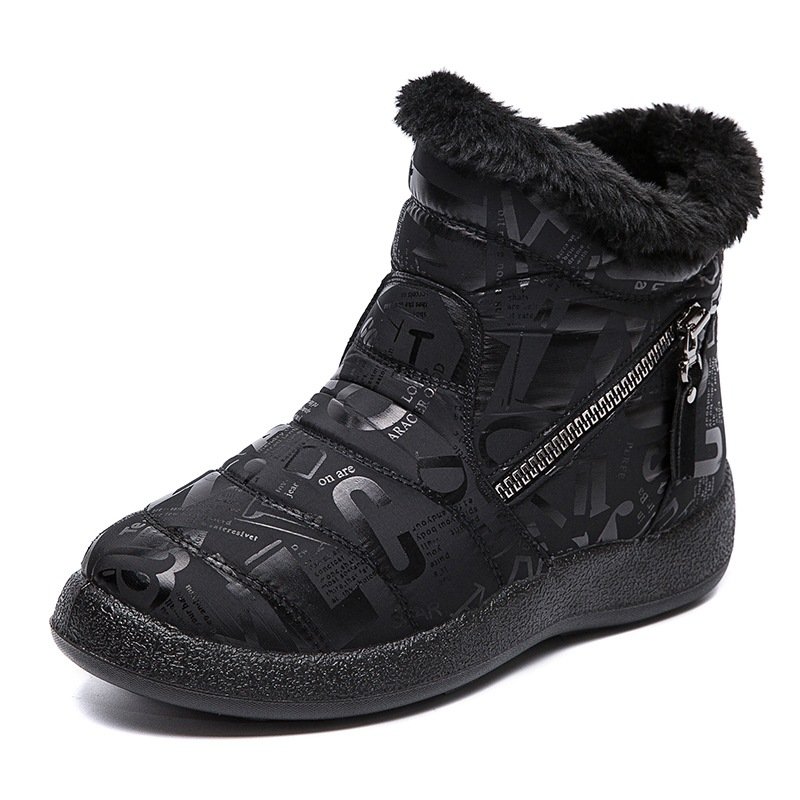 cute cheap unique Warm winter fluffy fur women classy winter boots
