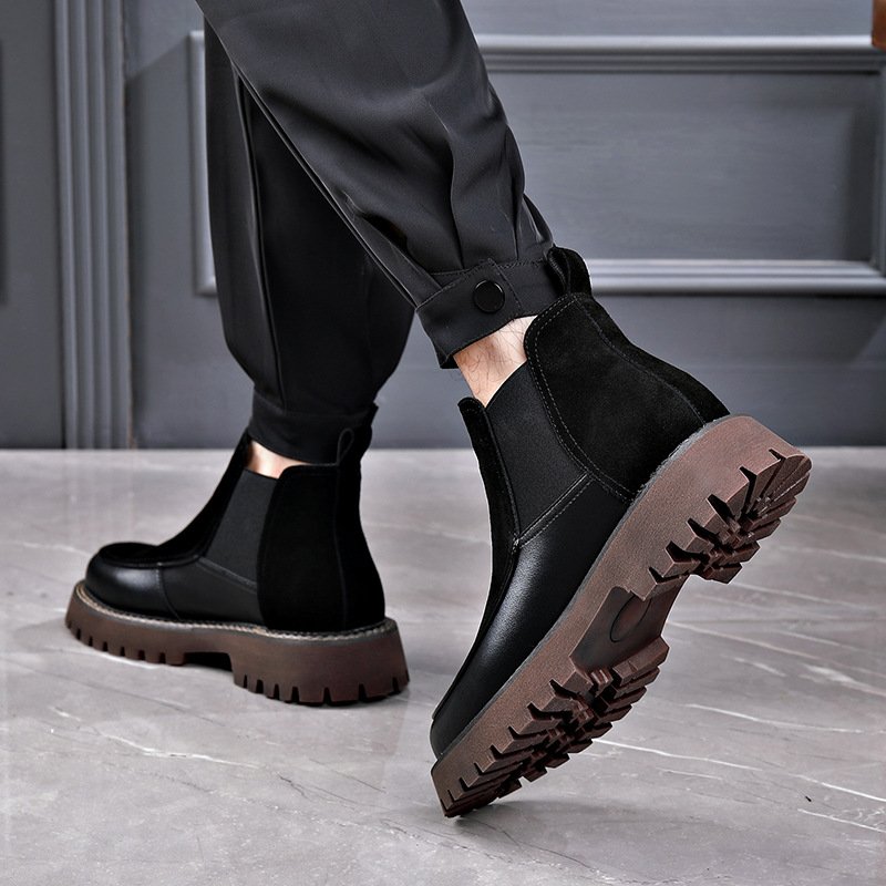 Chelsea fashion short boots outdoor casual shoes