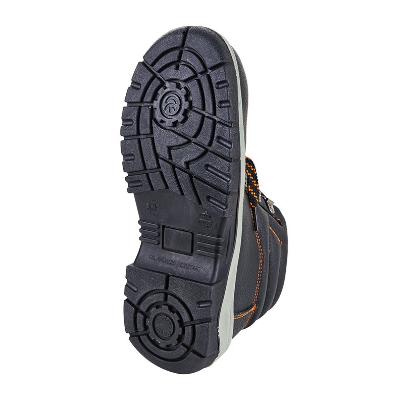 UE-137 Top selling protective industrial Fashion stitching leather safety boots construction work shoes popular