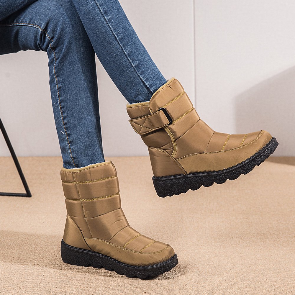 Women Boots 2023 New Winter Boots With Platform Shoes Snow Botas De Mujer Waterproof Low Heels Ankle Boots Female Women Shoes