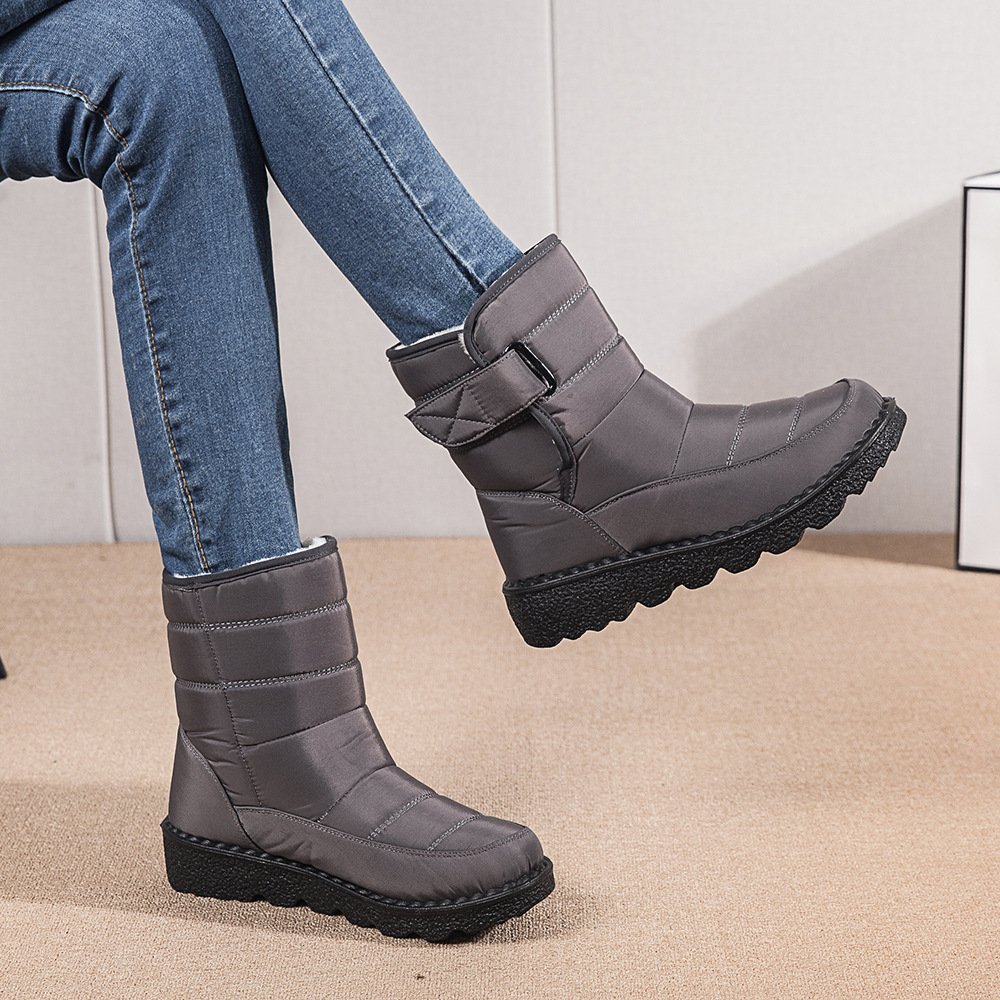 Women Boots 2023 New Winter Boots With Platform Shoes Snow Botas De Mujer Waterproof Low Heels Ankle Boots Female Women Shoes