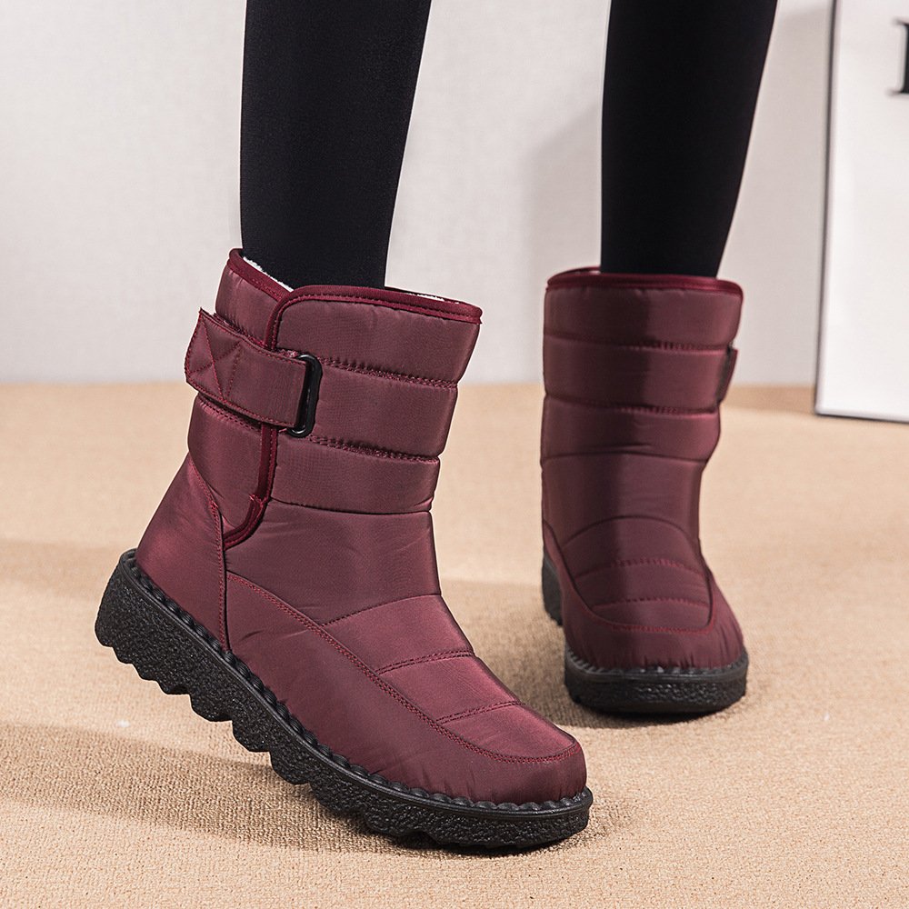 Women Boots 2023 New Winter Boots With Platform Shoes Snow Botas De Mujer Waterproof Low Heels Ankle Boots Female Women Shoes