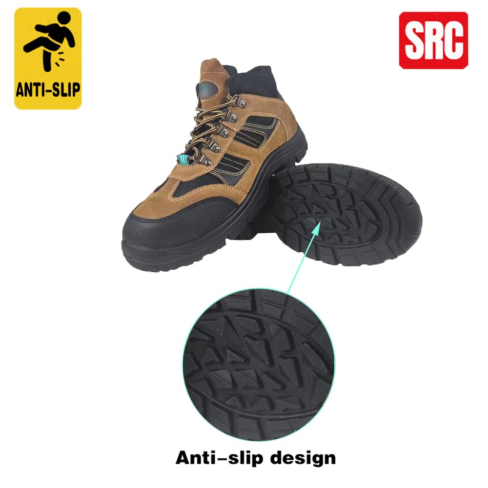 High Quality Anti-static Labor Protection Footwear Work Safety Shoes Boots for Men S1p