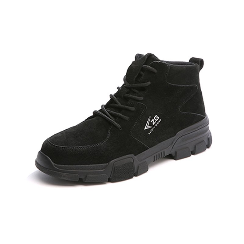 2024 Cow suede safety boot shoes leather safety shoes men work boots boots safety with high quality