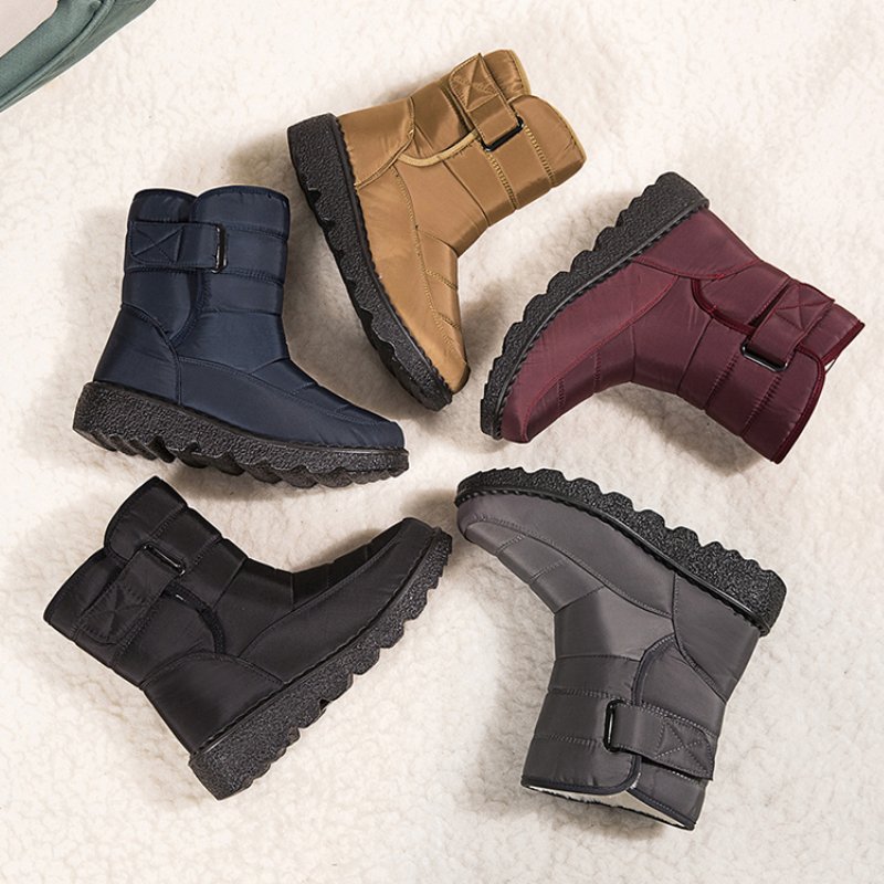 2023 Winter Fashion Genuine Leather Shoes women's snow boots Fuzzy Warm Indoor Bedroom Shoes Outdoor Warm platform boots