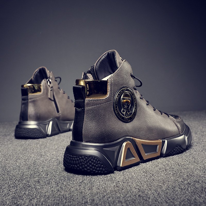 High-grade fashion men's shoes leather Martin boots fall and winter new men's leather boots