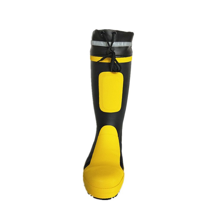 rubber material anti-fire safety boot Fire Fighting Boots for Fire Resistant Safety