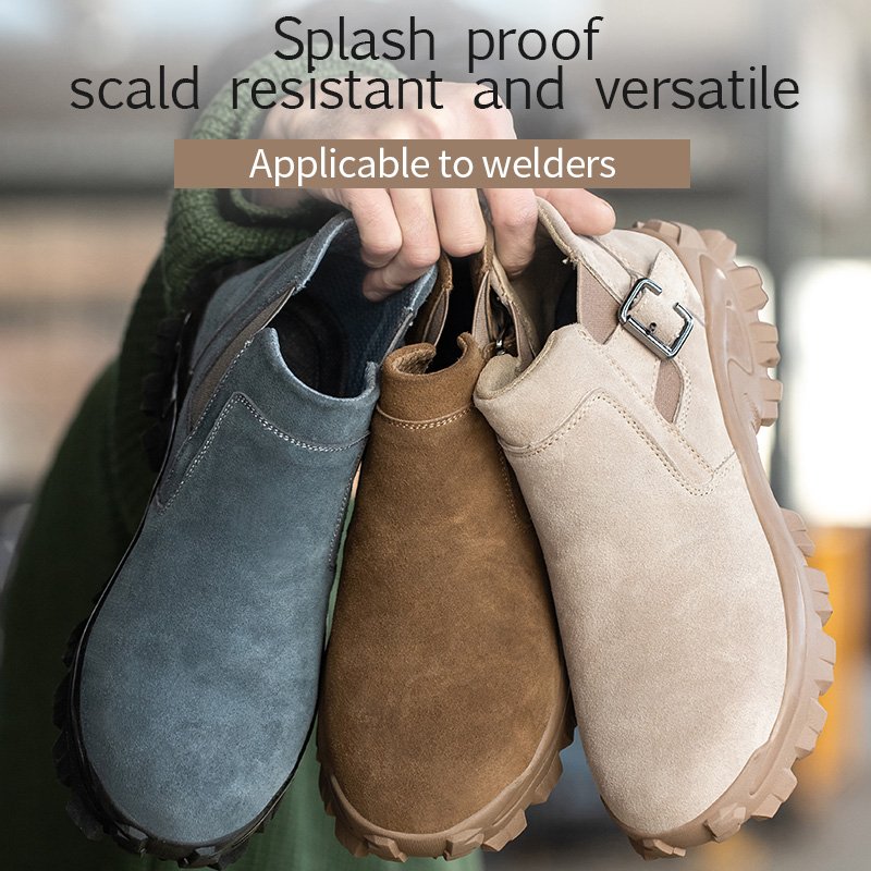 New Design Anti Puncture Steel Toe Working Lightweight Fire Resistant Safety Boots Men Work Shoes