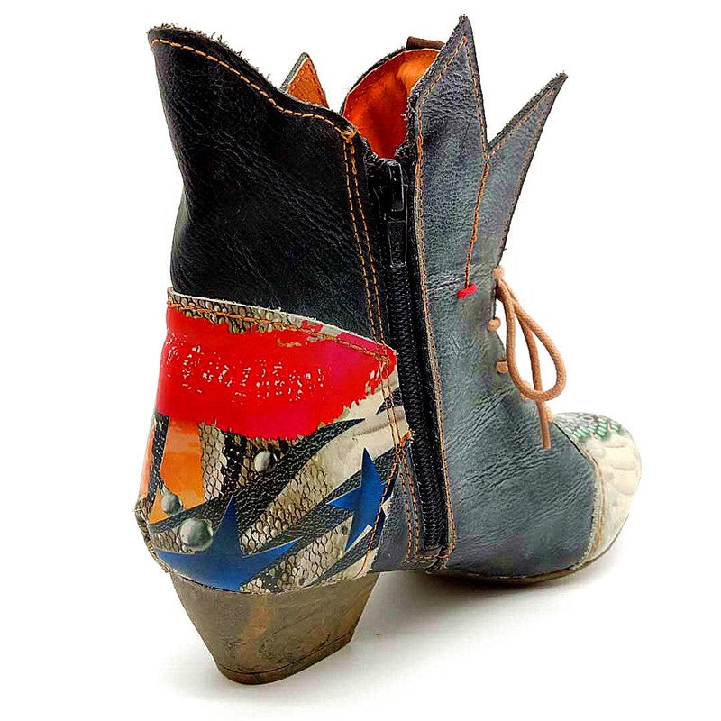 Winter Fashion Thick All-Match Boots Woman Lace-Up Non-Slip Women's Boots Ankle Shoes