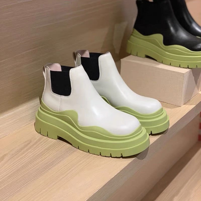 New Trend Chunky Ladies Winter Shoes Fashion Platform Boots Luxury Thick Sole Women Boots