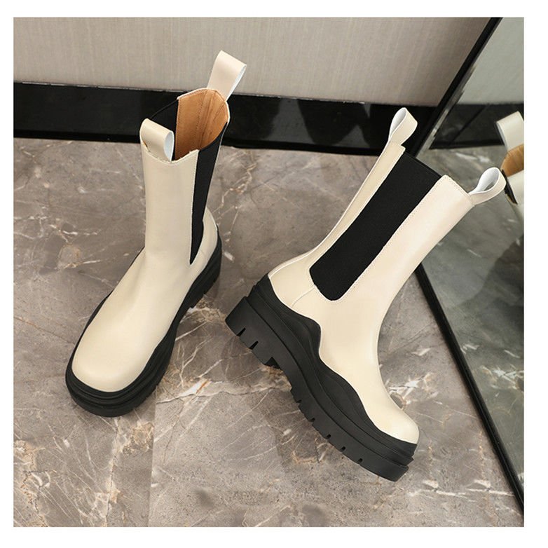 New Trend Chunky Ladies Winter Shoes Fashion Platform Boots Luxury Thick Sole Women Boots