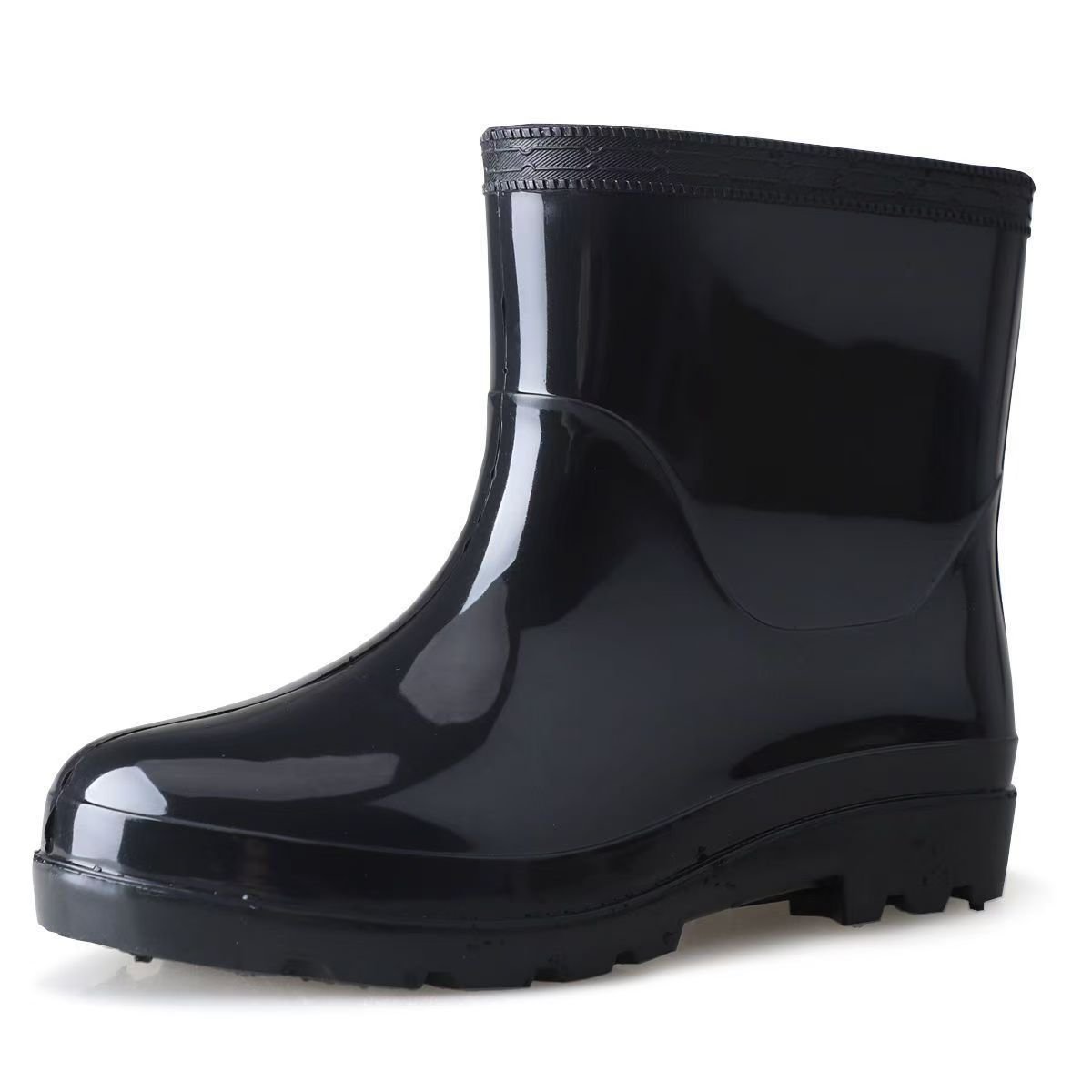 Global hot explosive Anti Slip Waterproof Shoes Rain Boots High Tube Rubber Shoes With Velvet Cotton Acid Alkali Resistance