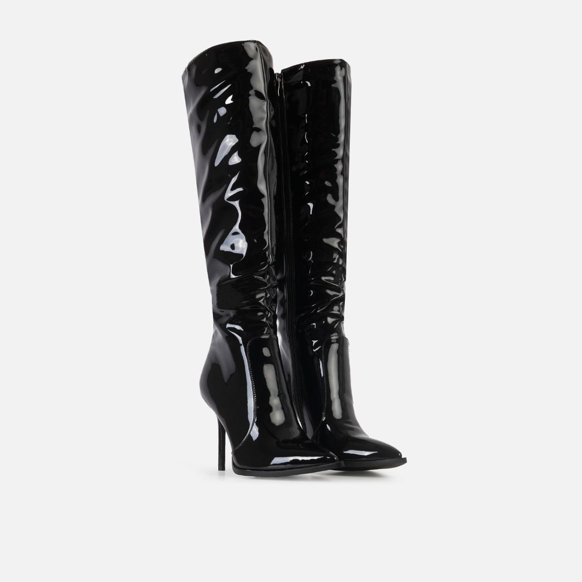 Winter Women's Boots 2022 New Fashion Ladies patent Pointed Custom luxury design Dress Shoes high heels women Boots