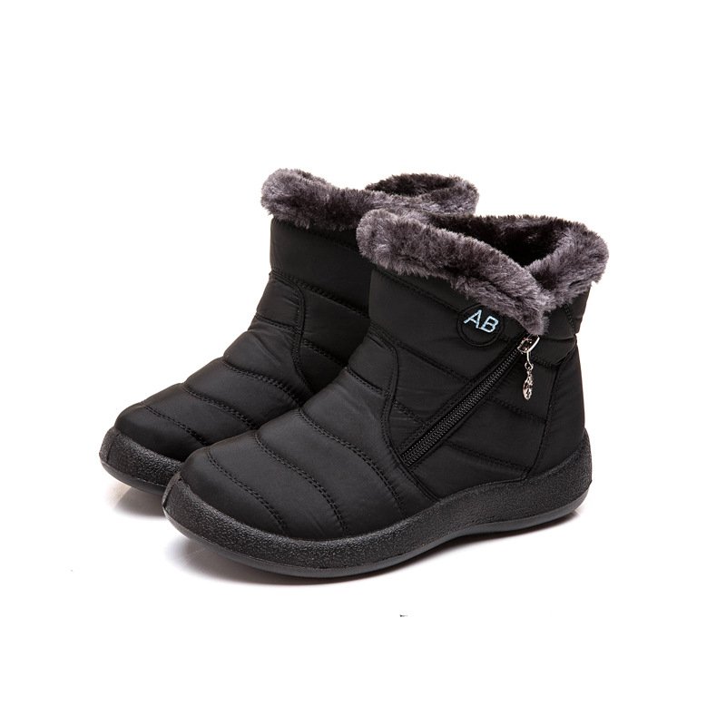 Cheap Waterproof Snow Boots Winter Shoes Women Casual Lightweight Ankle Warm Fluffy Boots