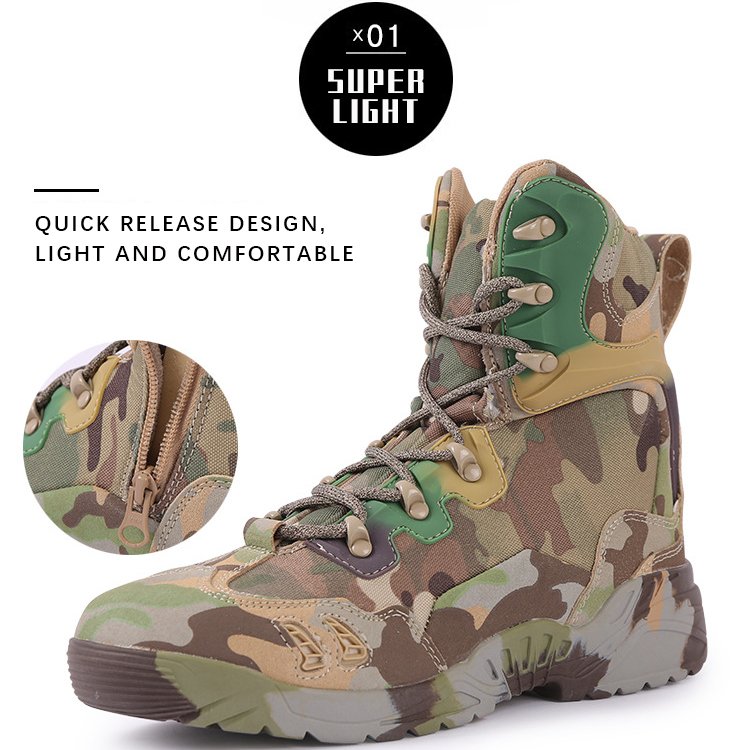 OBSHORSE Desert Boot Tactical Botas Boots Shoes Special Forces Tactical Combat Boots