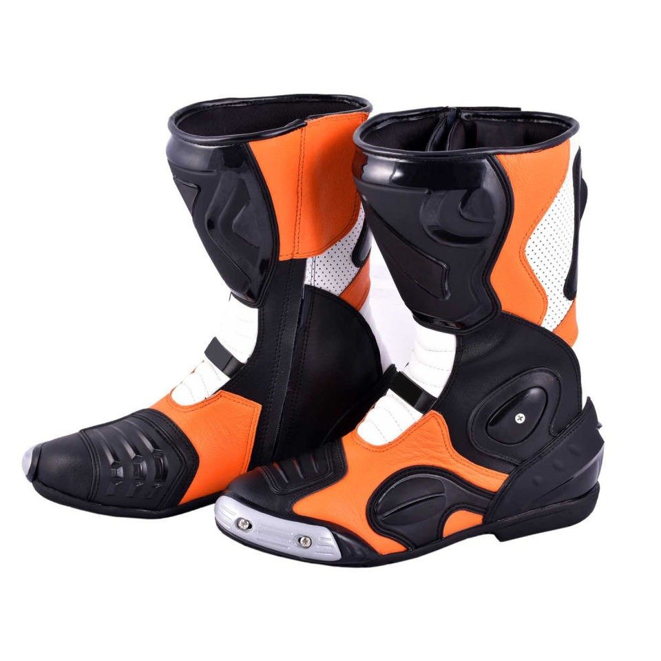 Custom Men's High Top Leather Boots with Steel Toe and Sole Cashmere Warm Combat Style for Outdoor Adventure Motorcycle Team