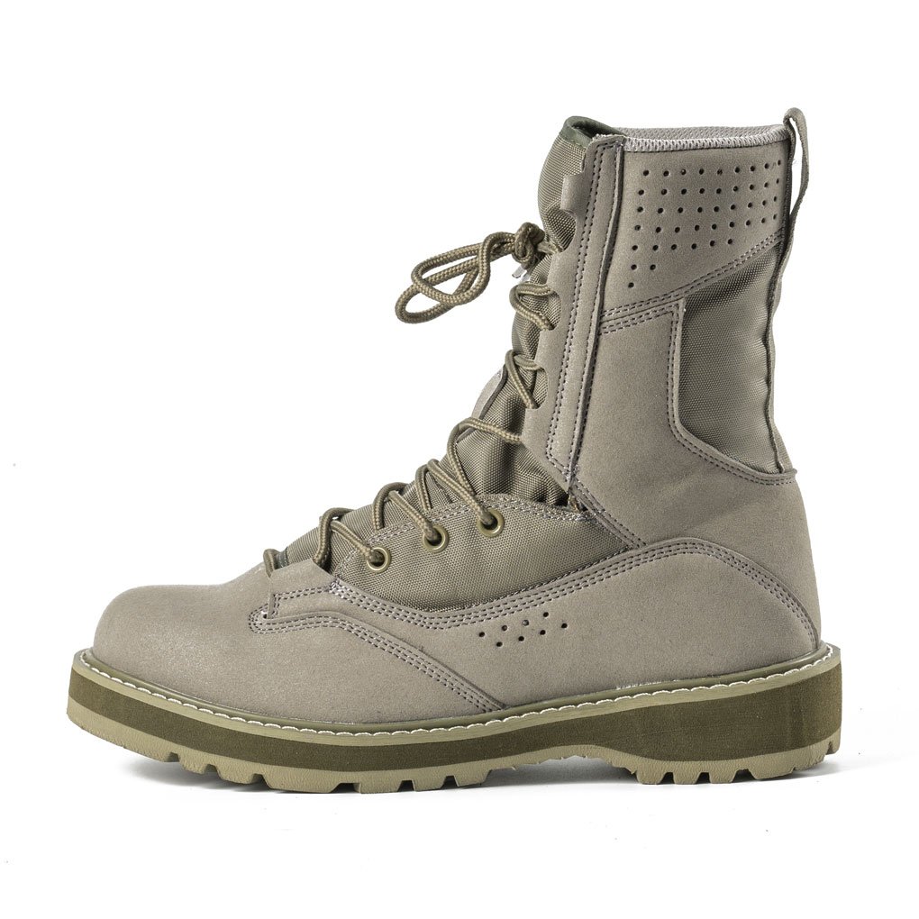 Customize Suede Green Outsole Combat Shoes Tactical Men's Boots for Sale