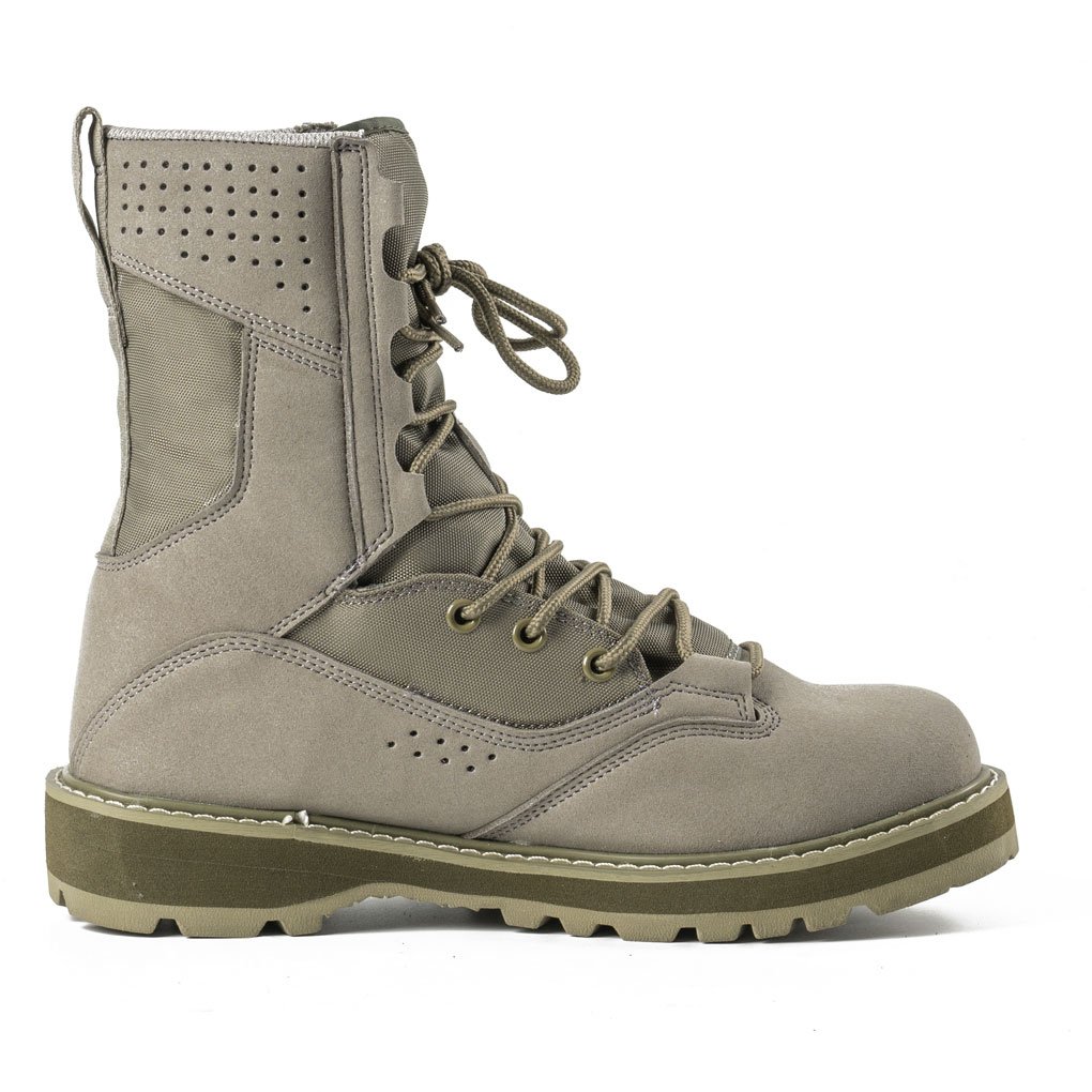 Customize Suede Green Outsole Combat Shoes Tactical Men's Boots for Sale