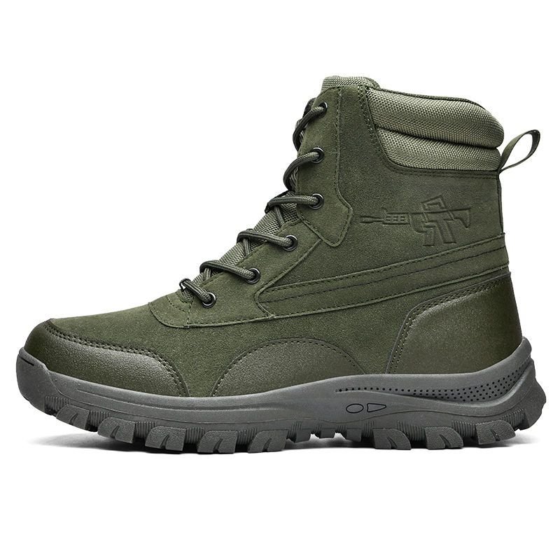 Popular Cotton Footwear Winter Men'S Camouflage Shoes Casual Warmth Martin Boots Cotton Desert Boots For Men
