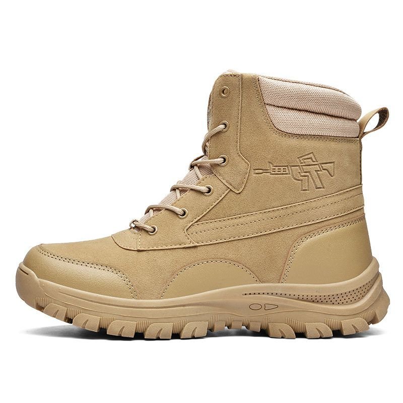 Popular Cotton Footwear Winter Men'S Camouflage Shoes Casual Warmth Martin Boots Cotton Desert Boots For Men