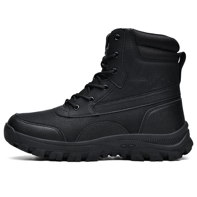 Popular Cotton Footwear Winter Men'S Camouflage Shoes Casual Warmth Martin Boots Cotton Desert Boots For Men