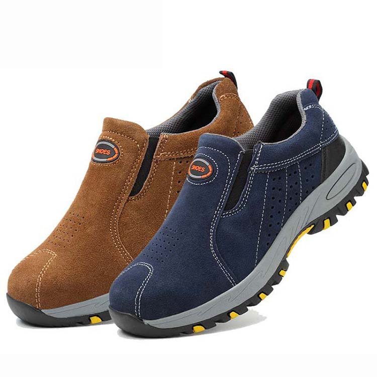 Industrial Work Men Lightweight Stylish Electrical Fashion No Lace Safety Shoes Safety Boots in Turkey