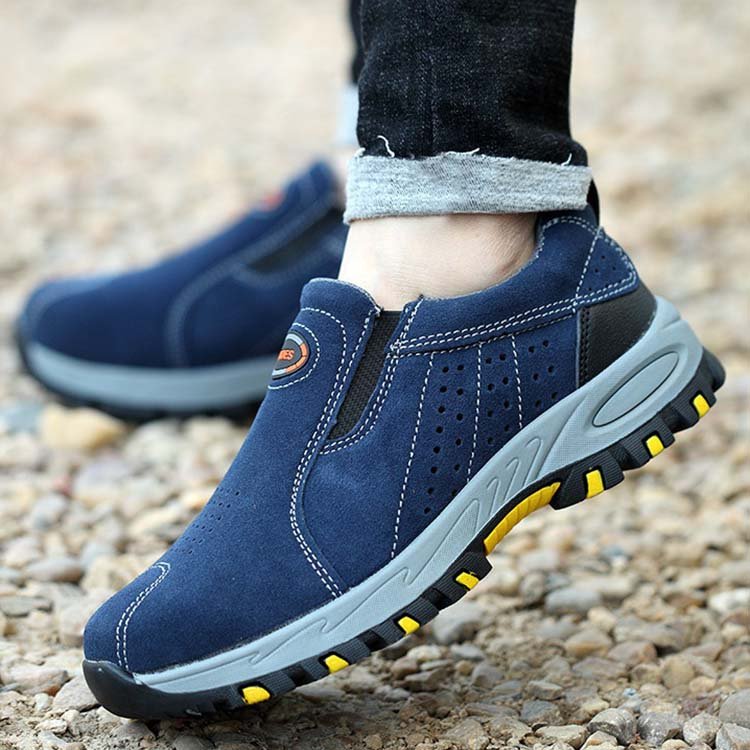 Industrial Work Men Lightweight Stylish Electrical Fashion No Lace Safety Shoes Safety Boots in Turkey