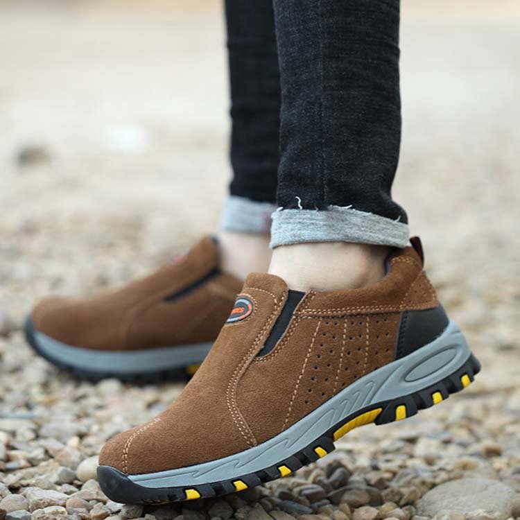 Industrial Work Men Lightweight Stylish Electrical Fashion No Lace Safety Shoes Safety Boots in Turkey